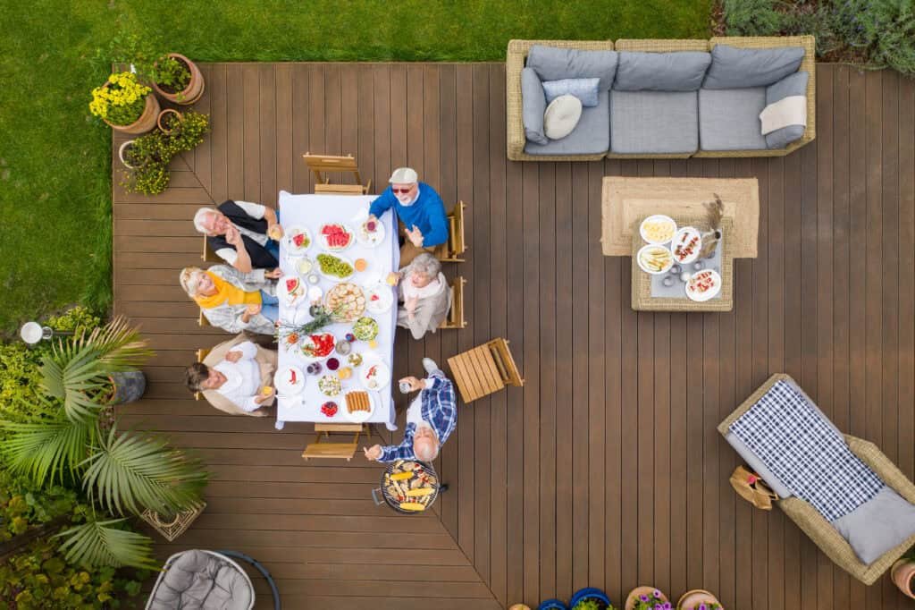Custom outdoor living design in Charlotte, NC.