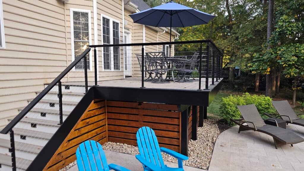 Deck ideas for small backyards.
